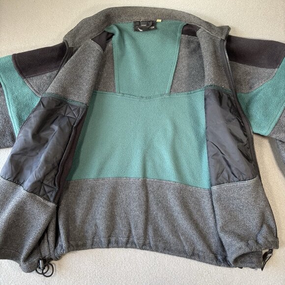 VTG Alpine Expedition Sherpa Fleece Jacket Full Zip Mens L Gorpcore Campcore 90s - Picture 13 of 16